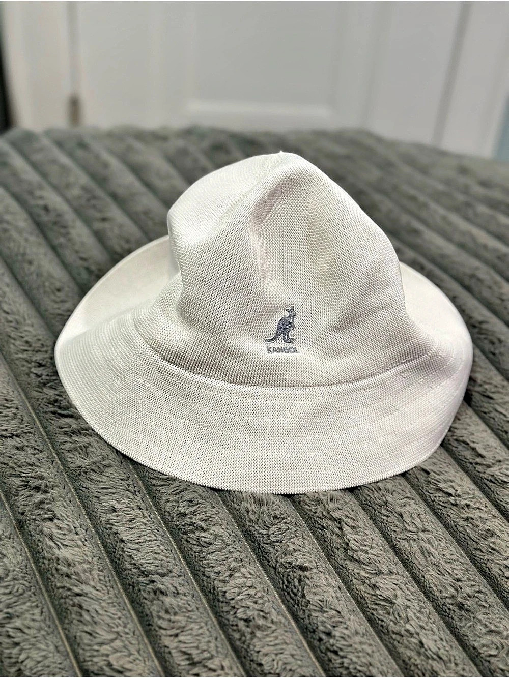 Kangol Bermuda Casual White Bucket Hat